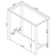 Julessa Glass Top Metal Base Dining Table