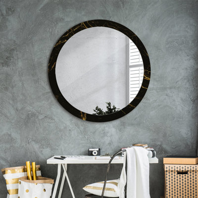 Huldar Glass Flat Wall Mirror