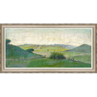 Crackled Scenic Panorama I Painting