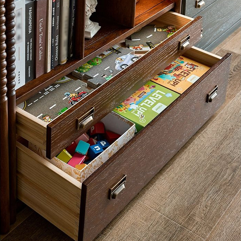 Bibliothèque de style français rétro