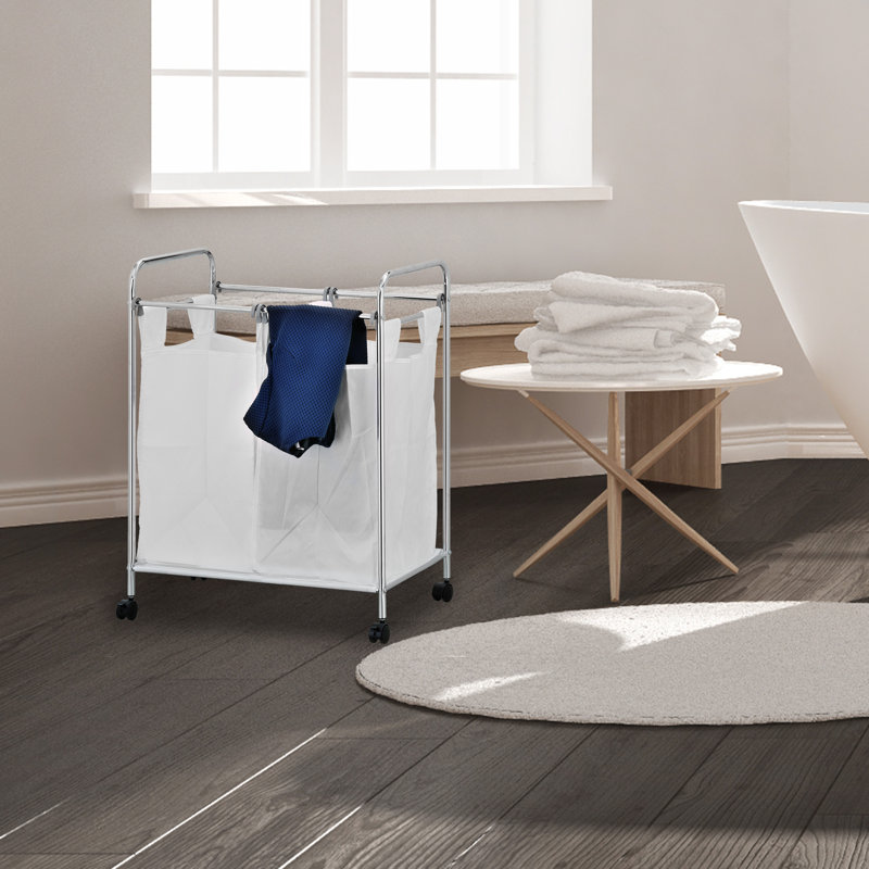 Metal Rolling Laundry Sorter