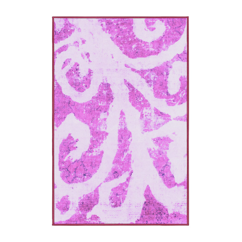 Decebal Abstract Indoor Rug, Rectangle 2' x 4'
