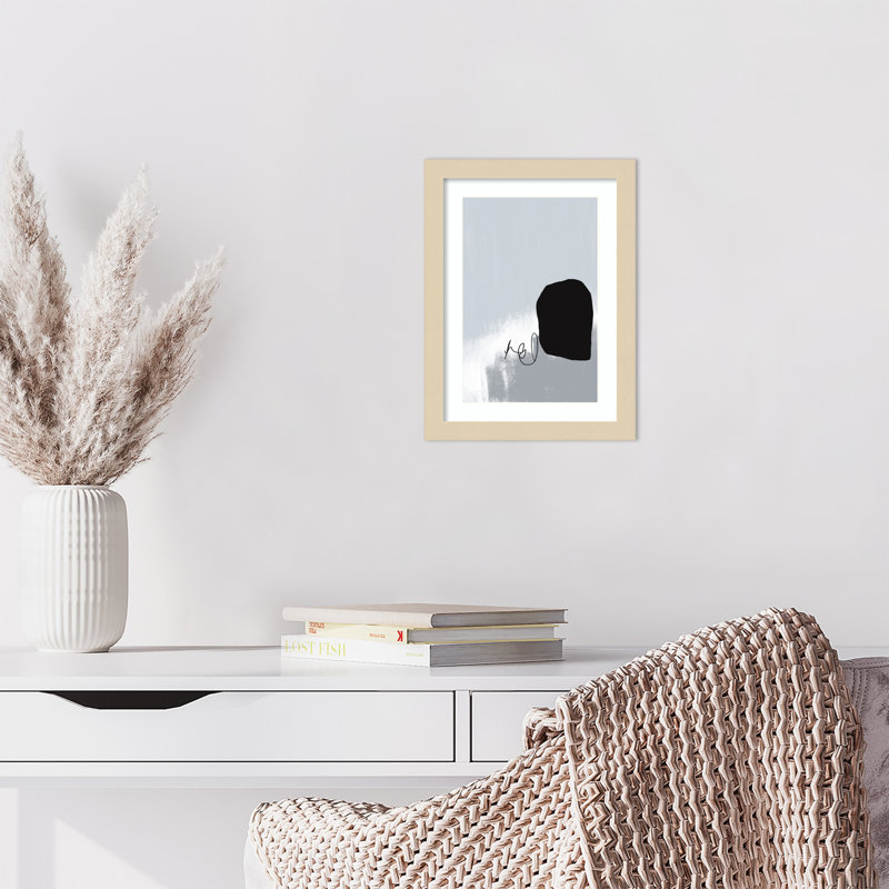 Reproduction d'art encadrée «Shadowed Silence» par Condit Wood, Svelte naturel, H 13 po x l 10 po