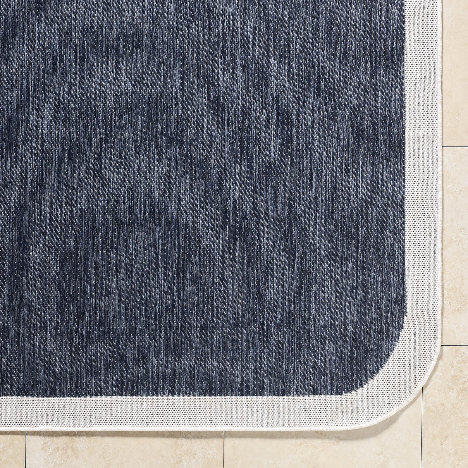Skiles Brown Outdoor Rug, Rectangle 5'3" x 6'11.9"