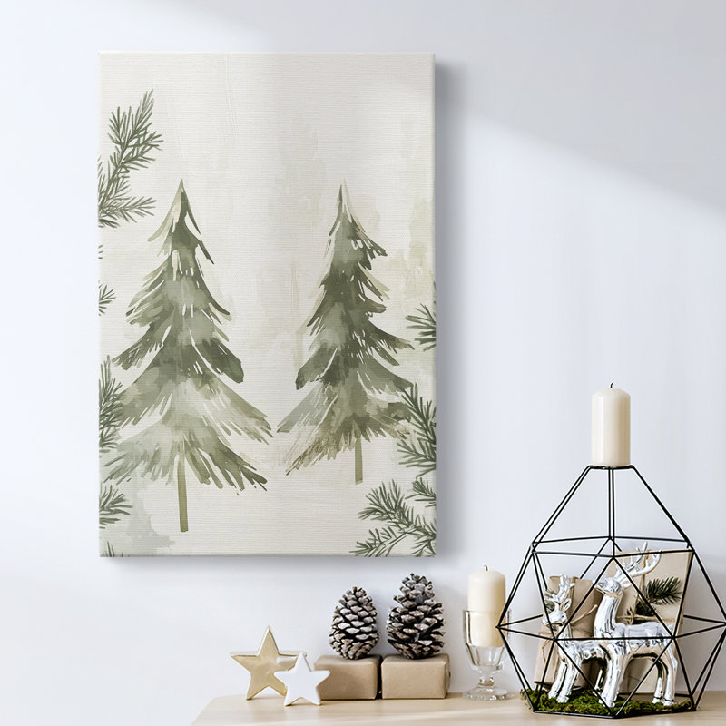 Art des Fêtes de Noël - Toile tendue avec châssis CCDA, H 12 po x l 8 po