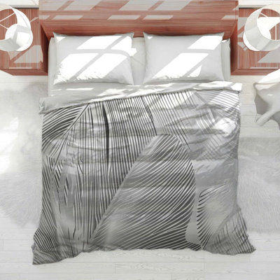 Tropical Nature Monochrome Cotton Blend Comforter