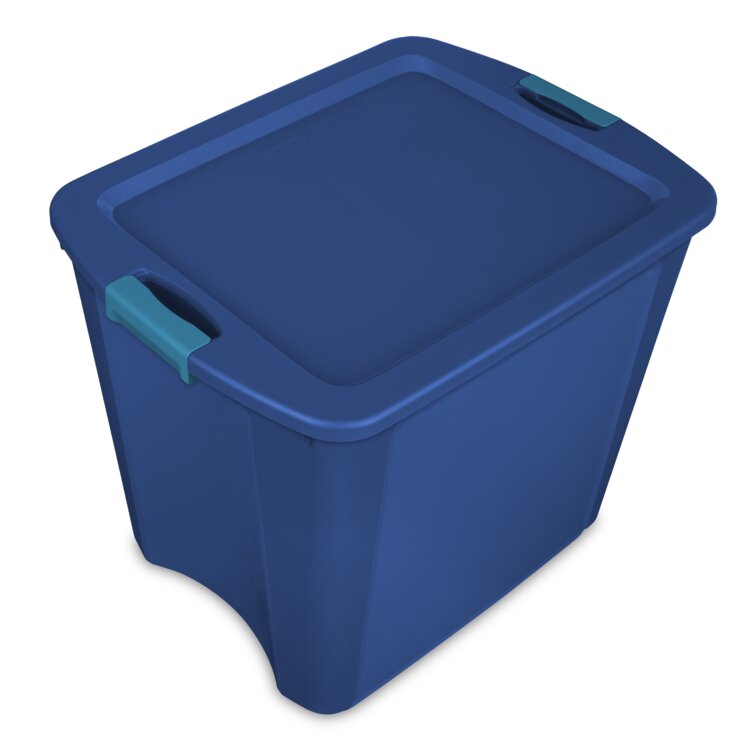 Sterilite 26 Gallon Latch & Carry Plastic Storage Tote Container