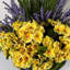 Centre de table mixte dans un vase