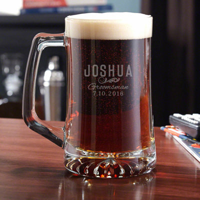 25 oz. Glass Beer Mug
