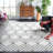 Cargian Geometric Light Gray/Black Area Rug-1830580044