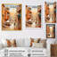 Voyage en arabe sur la route de la soie I - Art mural arabe-259305824-259305825