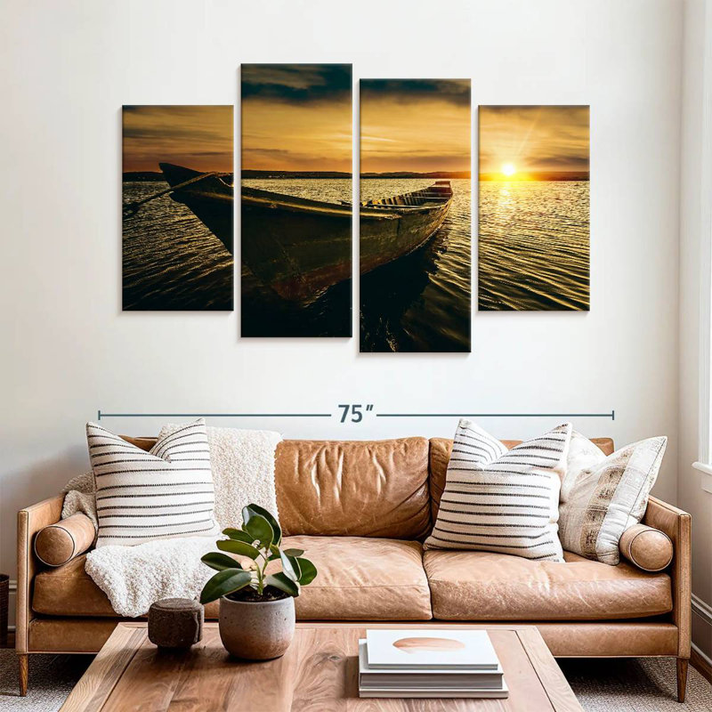 Brazilian River Boat, 42" H x 68" W