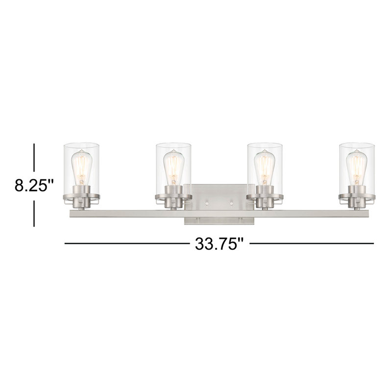 Allysah 4 - Light Dimmable Vanity Light