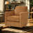 Sand Brandy Swivel Glider