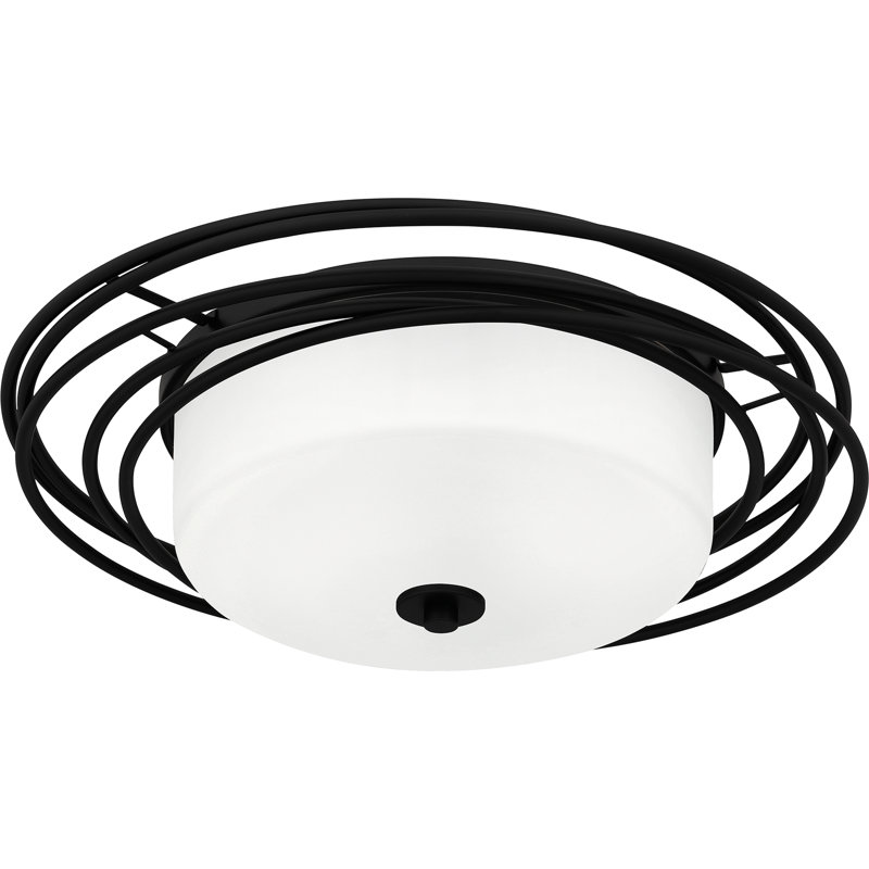 Plafonnier encastré en verre Ekhum