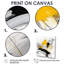 «Fragments of Feeling Yellow and Grey III», reproduction d'art murale abstraite-613041637-613041626