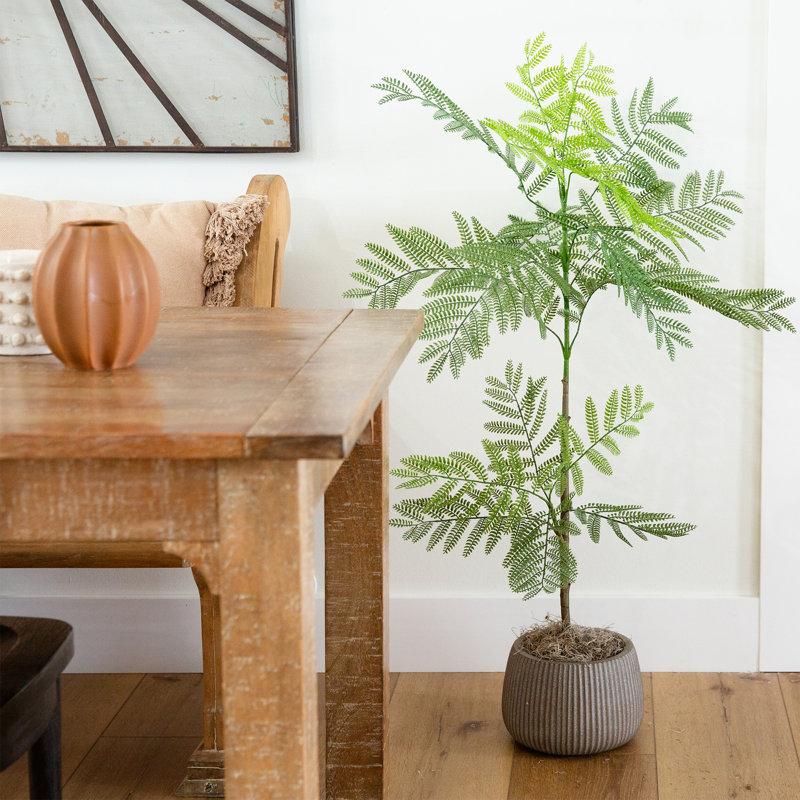 Artificial Minimalist Jacaranda Tree, 43" H x 26" W x 26" D
