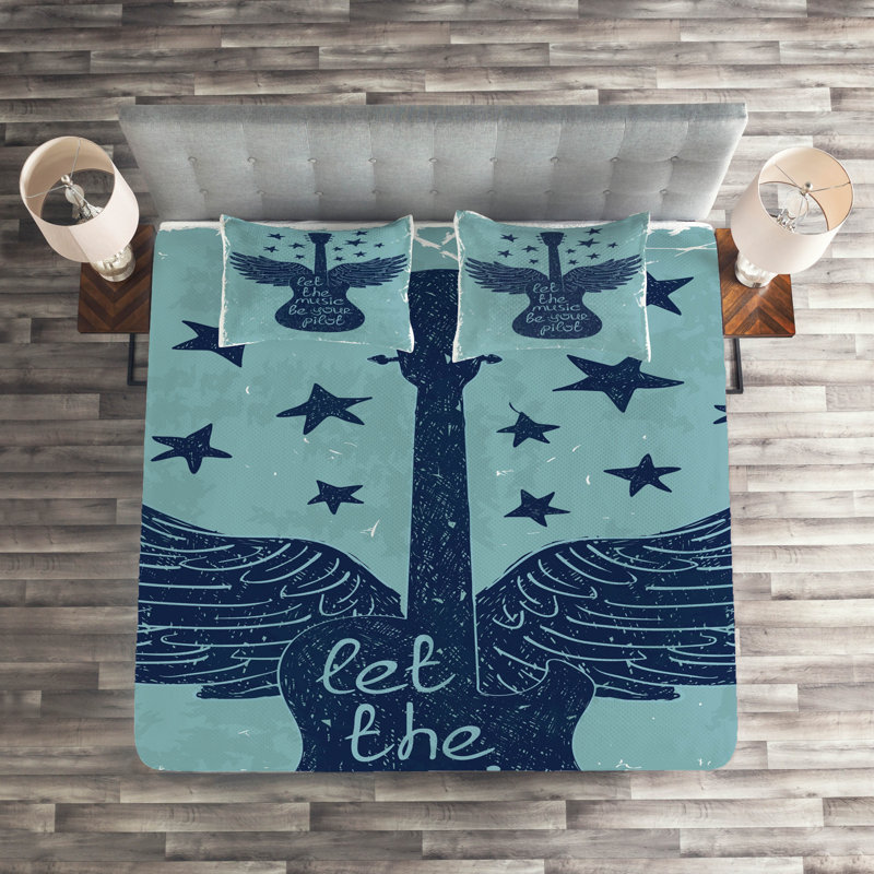Music Polyester Coverlet