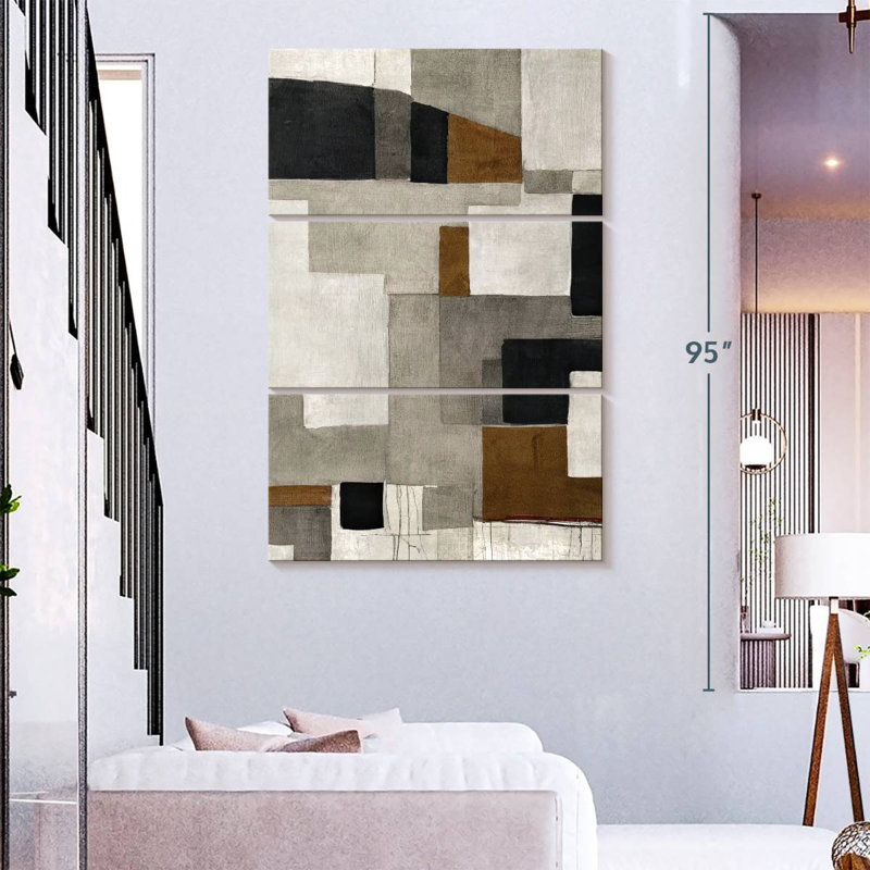 Avery Geometric Blocks I, 57" H x 36" W