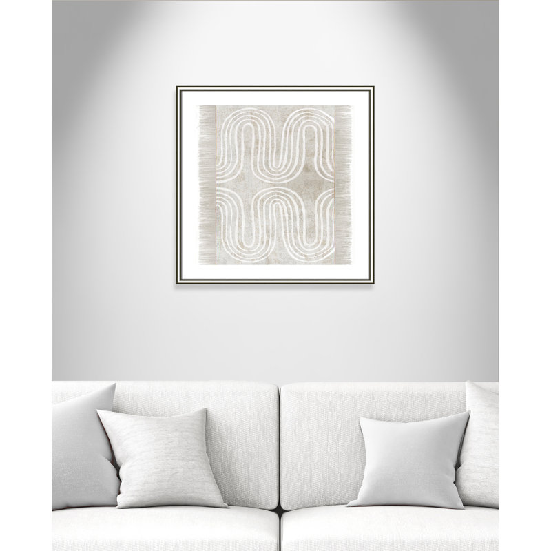 Spired II - cadre photo, reproduction d'art sur papier, Papier avec cadre argenté, H 28,75 po x l 28,75 po x P 0,88 po