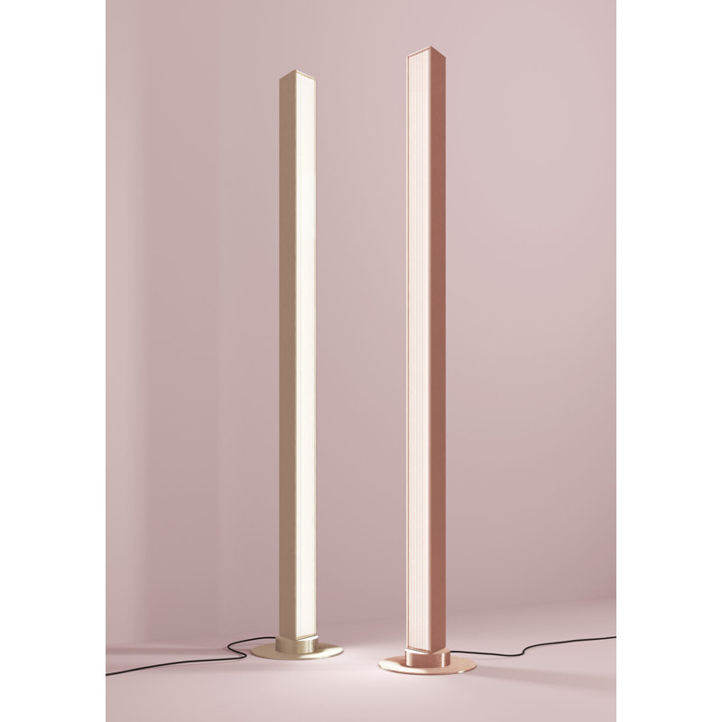 Stick Floor Lamp, Brass