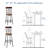 Bumpy Swivel Upholstered Microfiber / Microsuede Adjustable Height Counter Stool with Steel Frame-381289882
