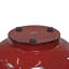 Pot de fleurs extérieur rond en métal Keirstyn - 11 po x 11 po x 12 po - rouge - ensemble de 2-1224510325-1224510327