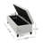 51.18-inch Upholstered Storage Ottoman Bench Entryway Bench Bedroom Bench-646135748