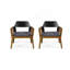 SOHO CLUB CHAIR MP2 (ensemble de 2)