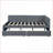 Full Size Linen Upholstered Storage Daybed Frame with 2 Drawers - No Box Spring Needed, Gray-1370385720