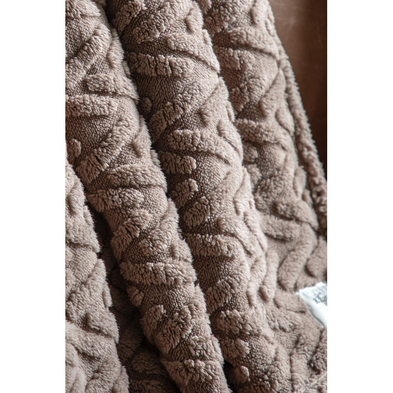 Sinquefield Throw Blanket, Taupe