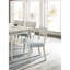 Ensemble de chaises de salle à manger en bois naturel couleur grain de bois 2 pièces