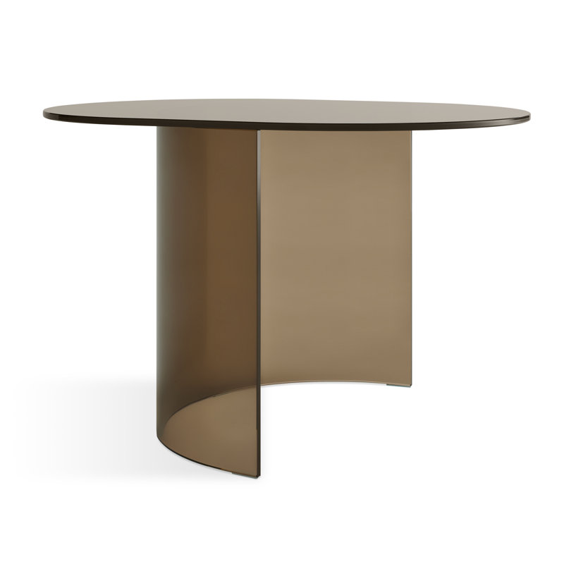 Half Past Glass End Table, 18" H x 29" W x 21" D