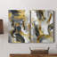 ABSTRACT Series cmxxxvi - Toile tendue avec châssis de qualité supérieure - Prêt à être accroché-108955360