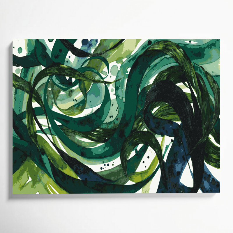 Vegetables Nori Green Canvas Wall Art