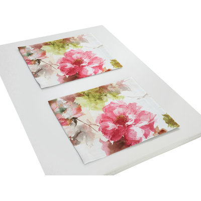 Bartling Polyester Floral Rectangle Placemat