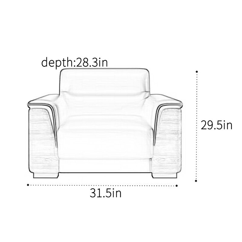 Simple classic comfortable accent chair