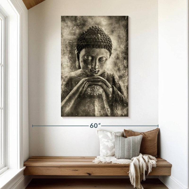 Bouddha simple Adella, H 48 po x l 32 po