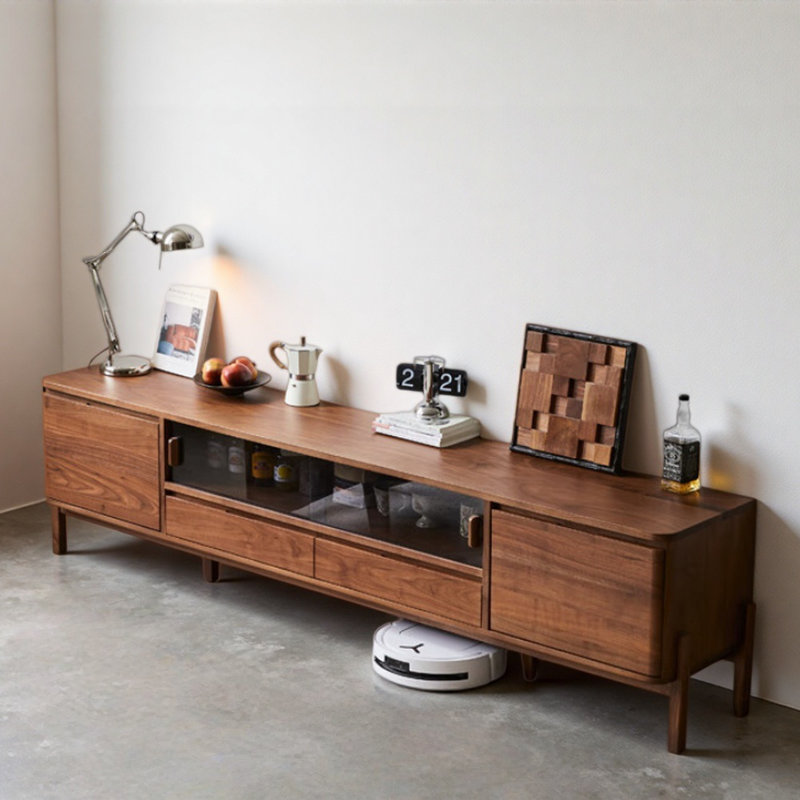Creative Solid Wood TV Stand
