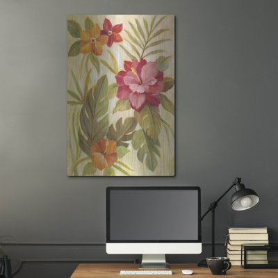 " Coral Tropical Floral II " by Silvia Vassileva