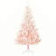 7Ft Unlit Spruce Artificial Christmas Tree With Realistic Branches And 1000 Tips, Pink