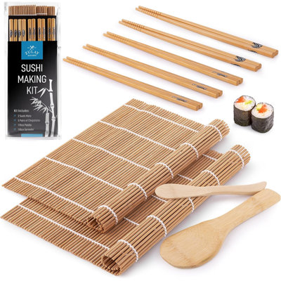 Zulay Kitchen 9 Piece Sushi Making Kit For Beginners