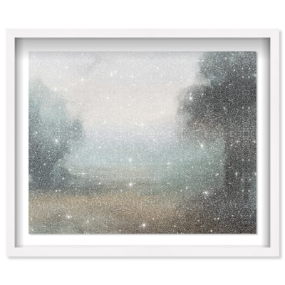 Impression encadrée « Paysage et nature » avec effet poussière de diamant, par Oliver Gal