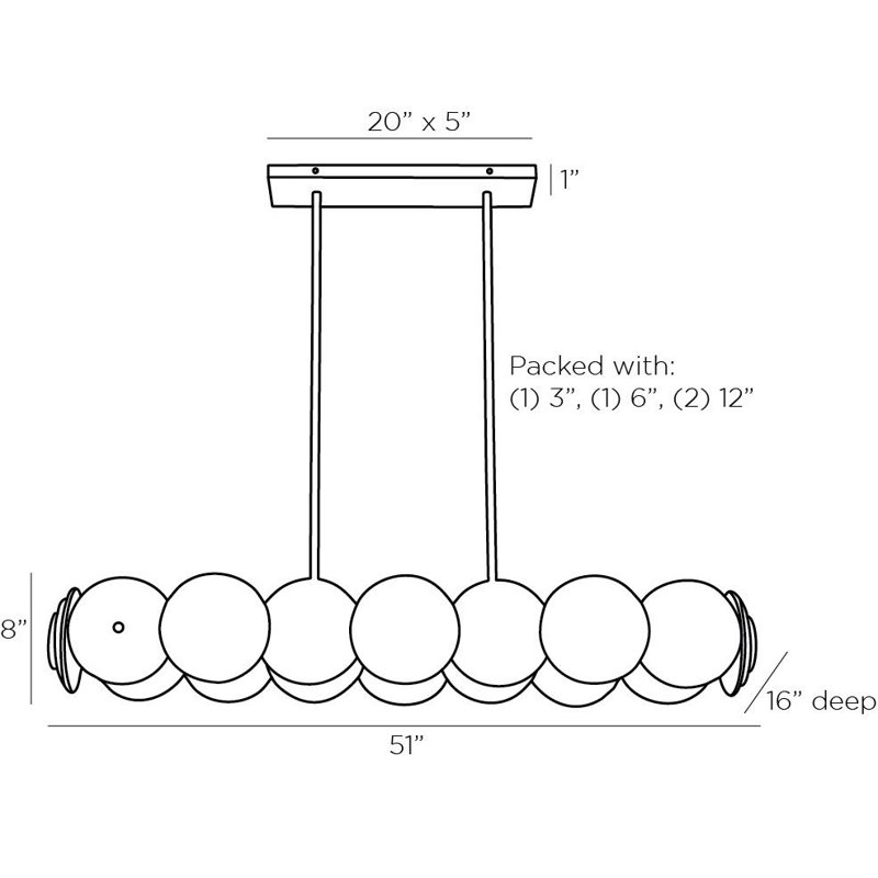 Kinlee 12 - Light Chandelier
