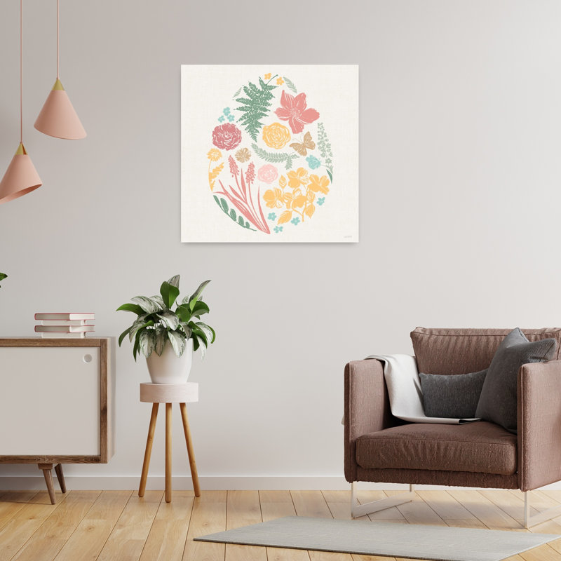 «Spring Delight X Abstract Butterfly», H 24 po x l 24 po