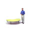 Table d'activité à hauteur ajustable Goddard-9892289-98434371