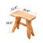 Natural Solid Wood Tree Stump Live Edge Bench