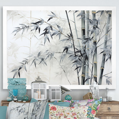 " Black And White Wild Bamboo "