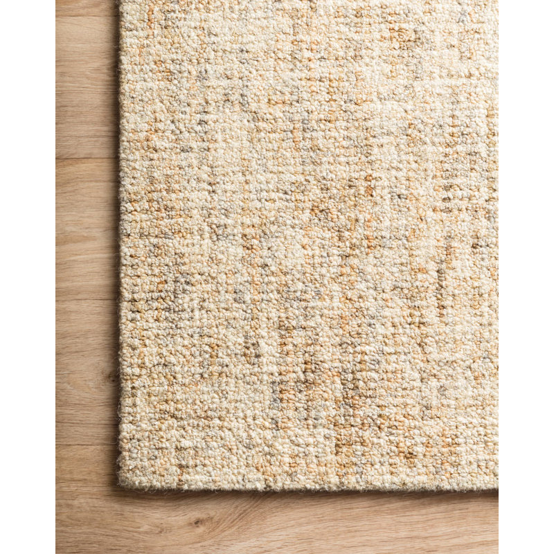 Tapis gris en laine touffeté à la main Ilinka, Rectangle 9 pi 3 po x 13 pi