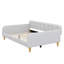 Leg-Supported, Fabric-Covered Daybed-995999097-995999098